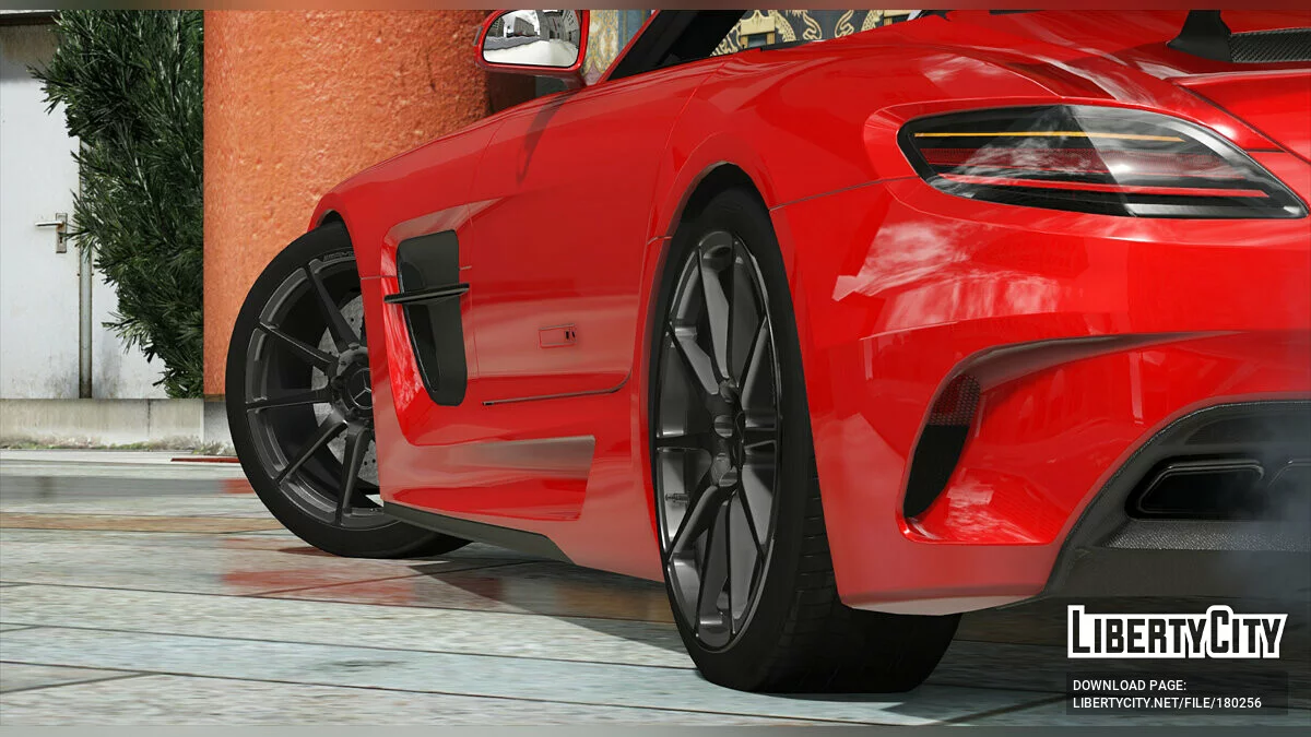 2014梅赛德斯-奔驰SLS AMG黑色系列敞篷车 / GTA 5