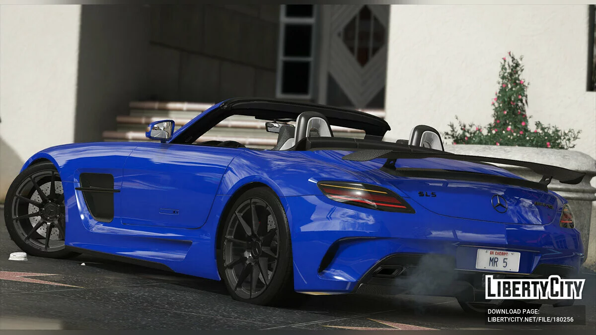 2014梅赛德斯-奔驰SLS AMG黑色系列敞篷车 / GTA 5