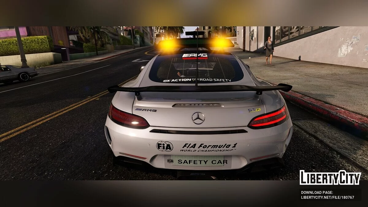 2017 Mercedes-Benz AMG GT-R Formel 1 Sicherheitsfahrzeug / GTA 5