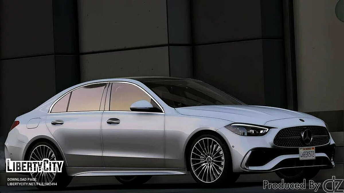 Mercedes C-class AMG-line sedan 2021 / GTA 5