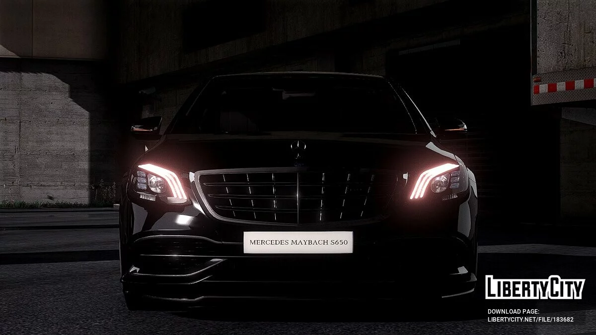 2018 Mercedes Benz S650 x222 Maybach / GTA 5