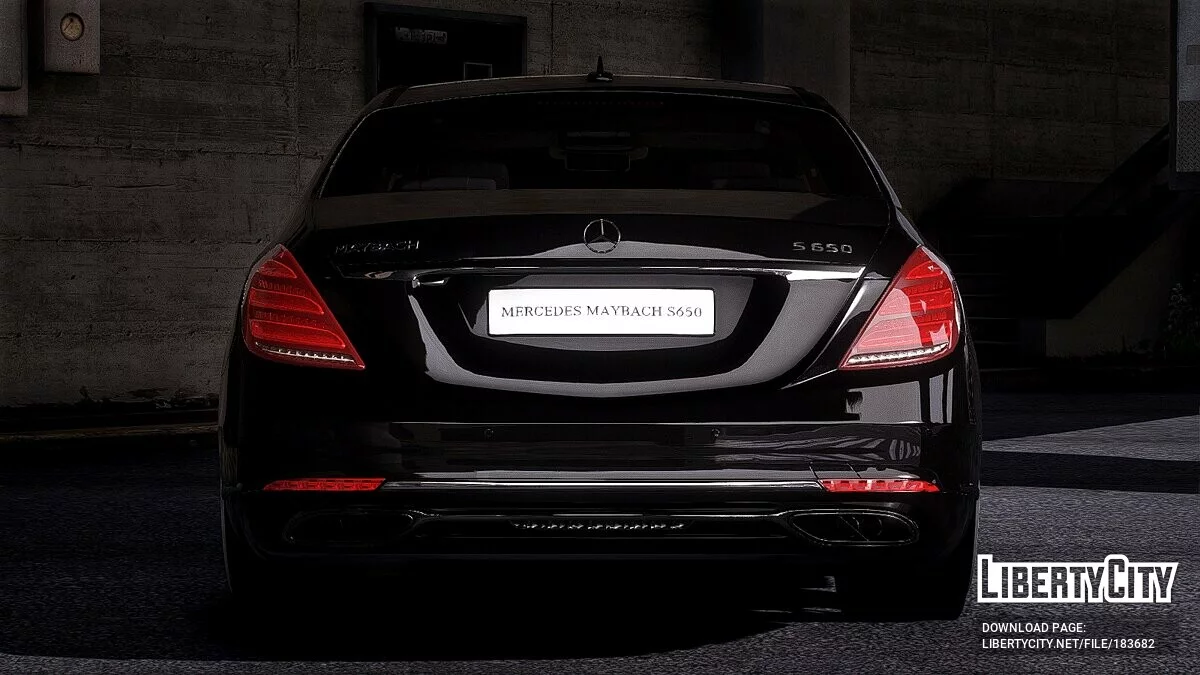 2018 Mercedes Benz S650 x222 Maybach / GTA 5
