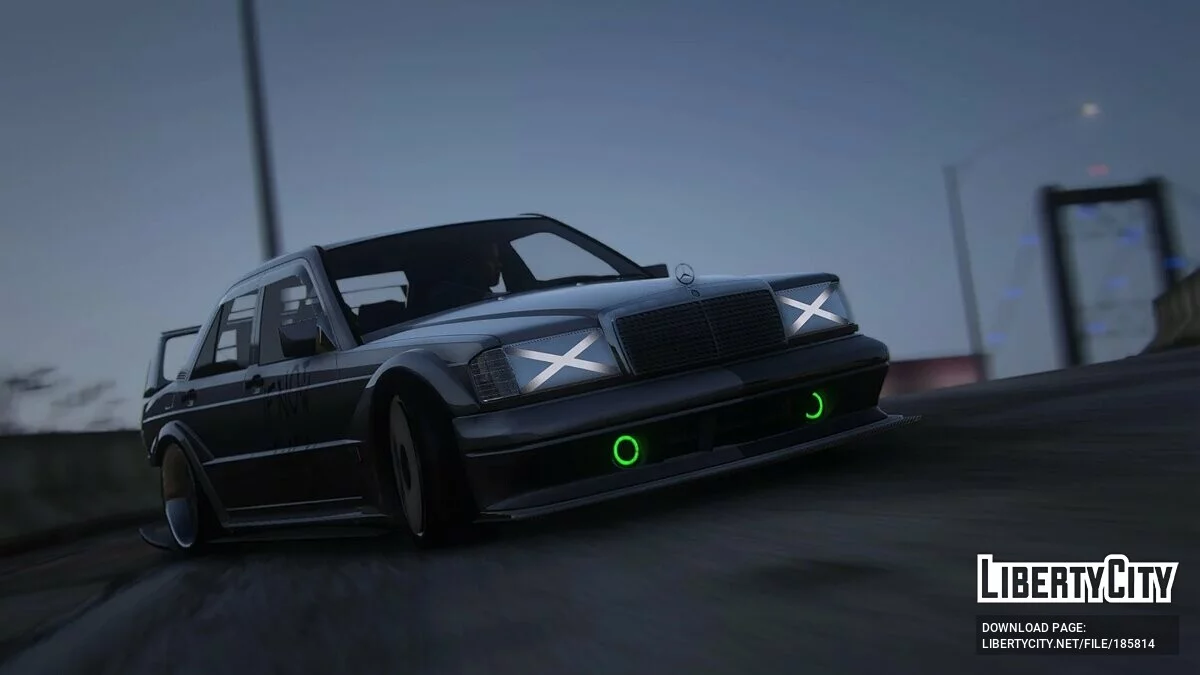 A$AP Rocky Mercedes-Benz E190 [Add-On | Template] 1.0 / GTA 5