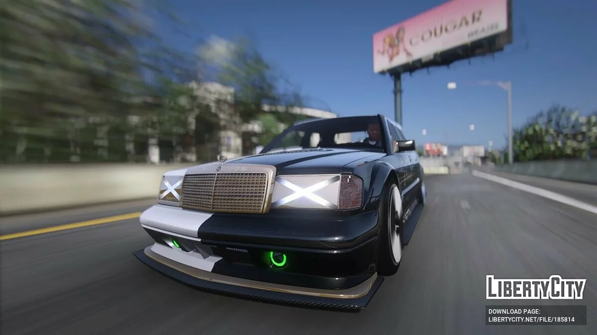 A$AP Rocky Mercedes-Benz E190 [Add-On | Template] 1.0 / GTA 5