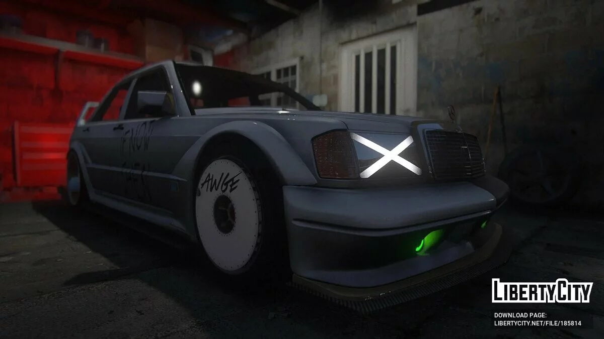 A$AP Rocky Mercedes-Benz E190 [Add-On | Template] 1.0 / GTA 5