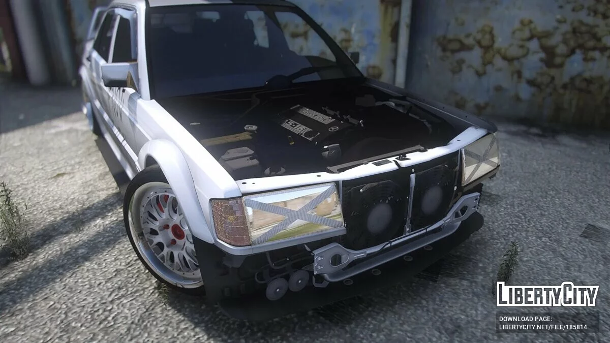 A$AP Rocky Mercedes-Benz E190 [Add-On | Template] 1.0 / GTA 5