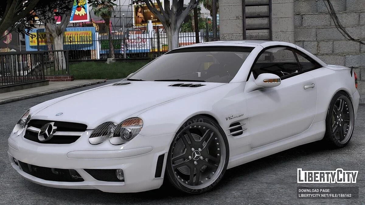 梅赛德斯-奔驰 Sl55 AMG R230 2007 (Kompressor) / GTA 5