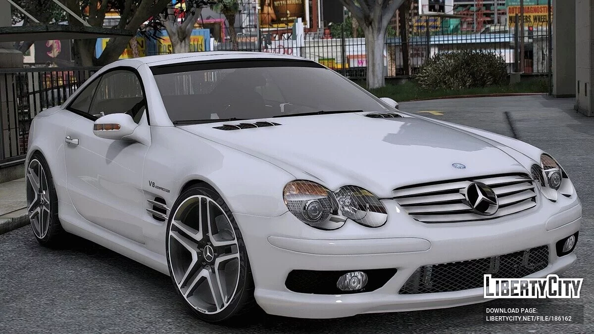 梅赛德斯-奔驰 Sl55 AMG R230 2007 (Kompressor) / GTA 5