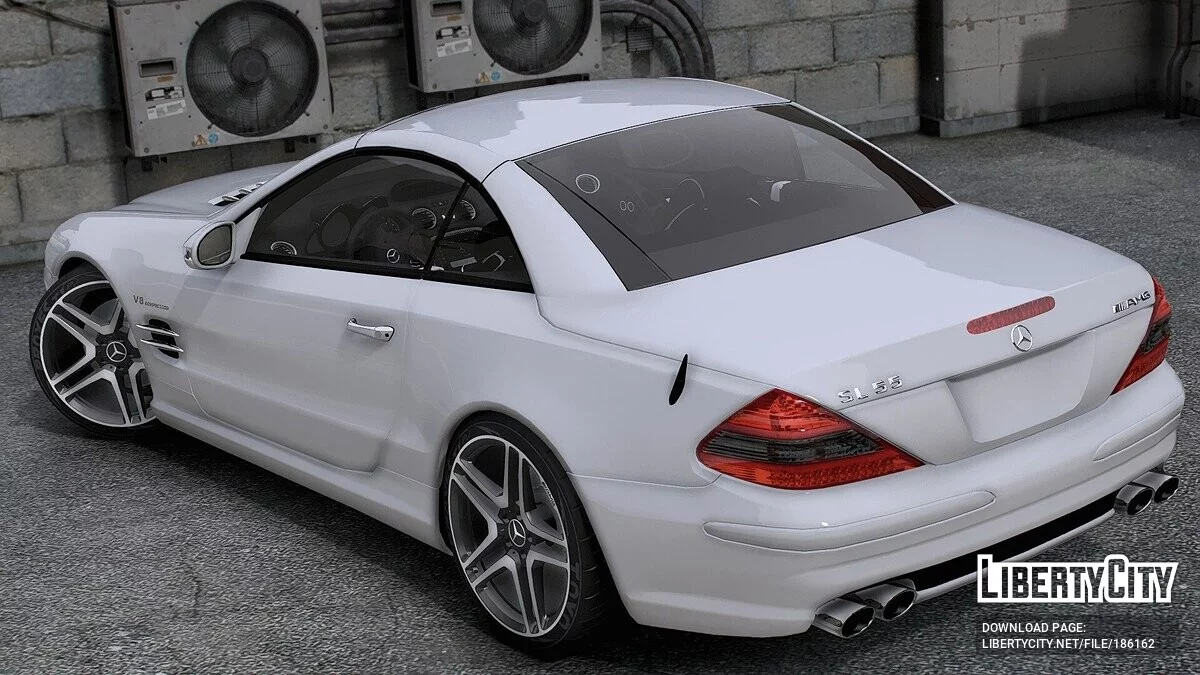 梅赛德斯-奔驰 Sl55 AMG R230 2007 (Kompressor) / GTA 5