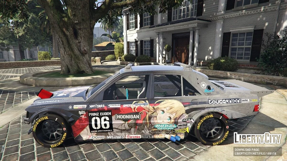 Míssil de Drift Mercedes-Benz 190E / GTA 5