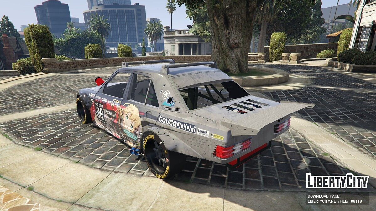 Download Mercedes-Benz 190E Drift Missile for GTA 5