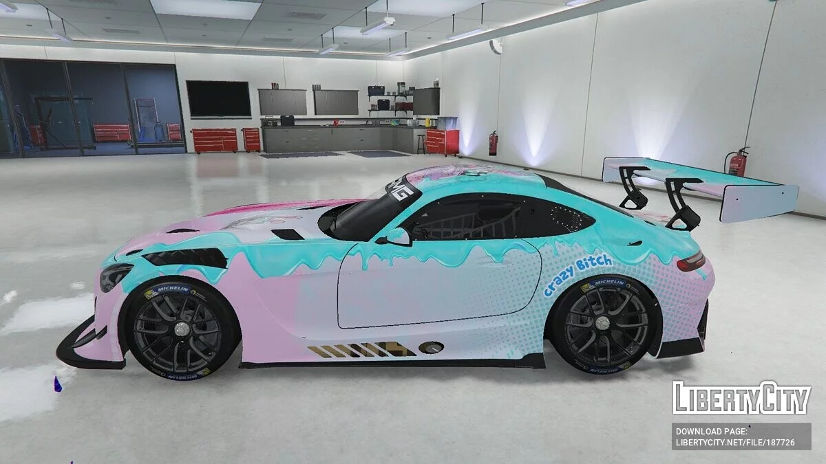 Mercedes-Benz AMG GT Black Series [Dinamic RGB Lights] / GTA 5