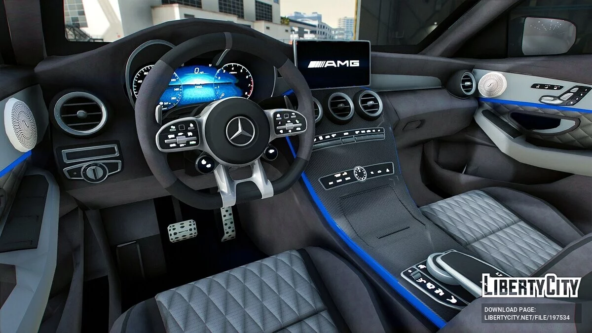 Mercedes AMG C63s Custom V8 Biturbo V2 / GTA 5