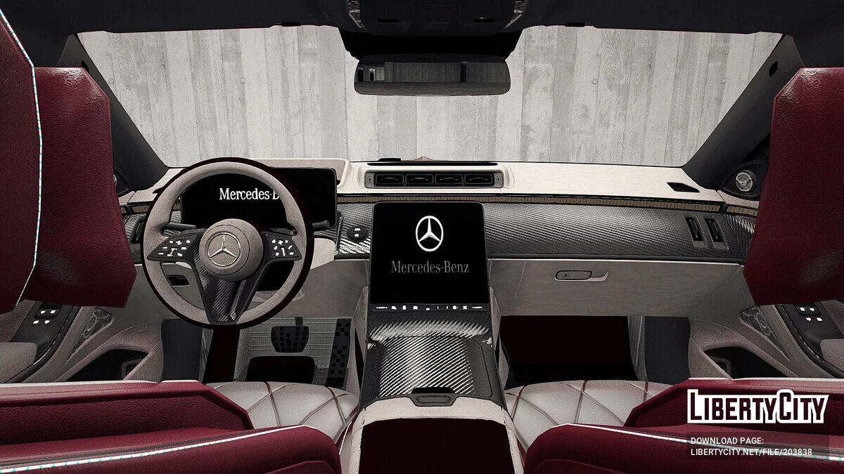 2022 Mercedes Benz W223 Class S 500 + Maybach Kit v1.1 / GTA 5