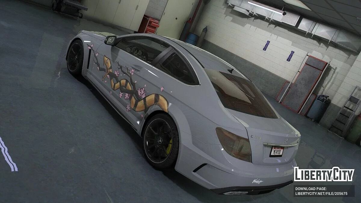 Mercedes-Benz C63 AMG Kamikaze Blacklist #7 Need for Speed Most Wanted / GTA 5