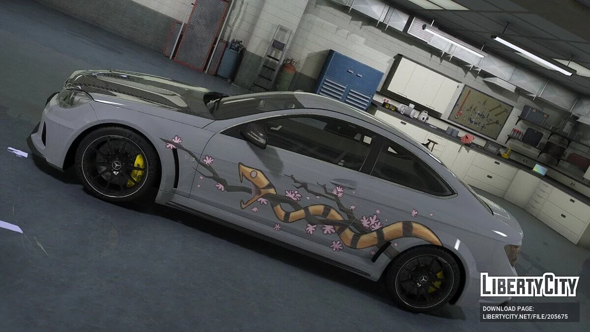 Mercedes-Benz C63 AMG Kamikaze Blacklist #7 Need for Speed Most Wanted / GTA 5