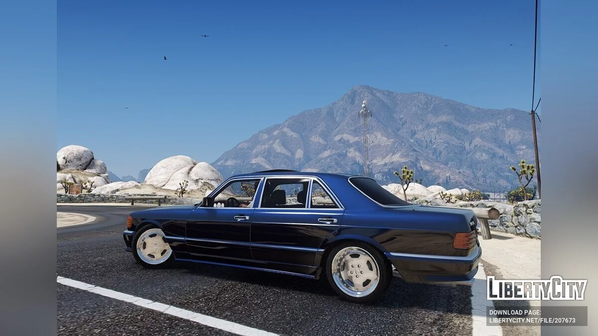 Mercedes-Benz 560SEL 6.0 AMG (W126) / GTA 5