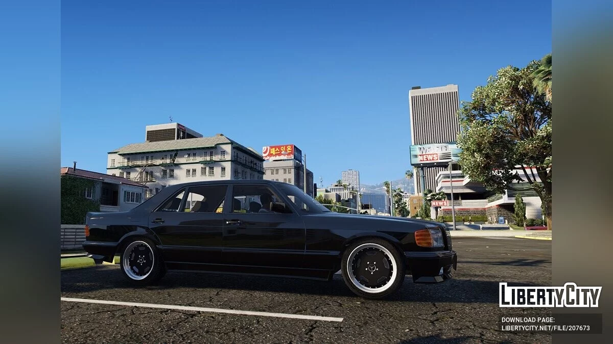 Mercedes-Benz 560SEL 6.0 AMG (W126) / GTA 5