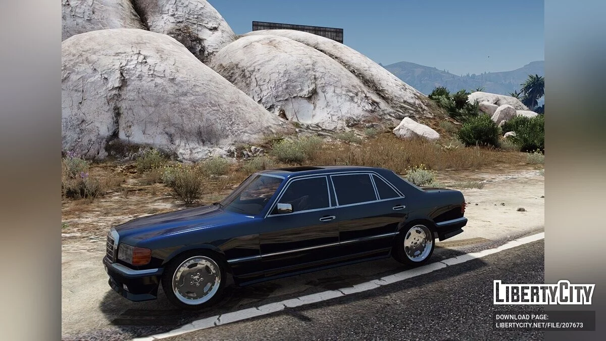 Mercedes-Benz 560SEL 6.0 AMG (W126) / GTA 5