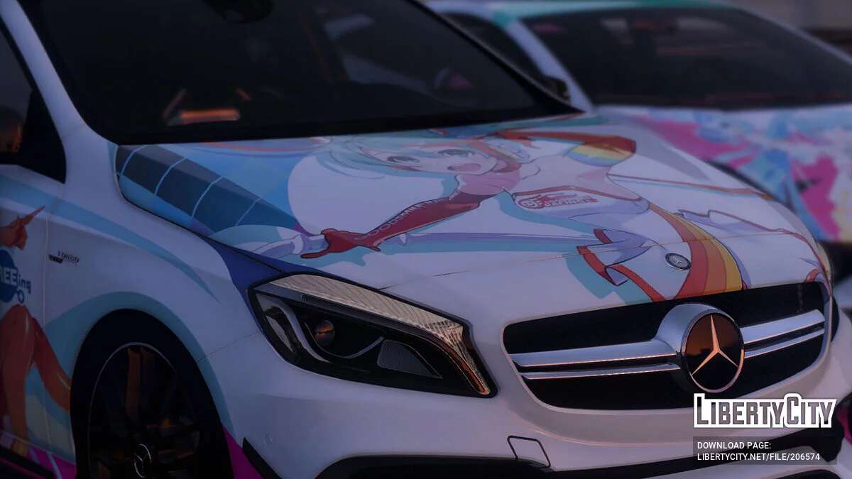Mercedes-Benz A45 RACING MIKU / GTA 5