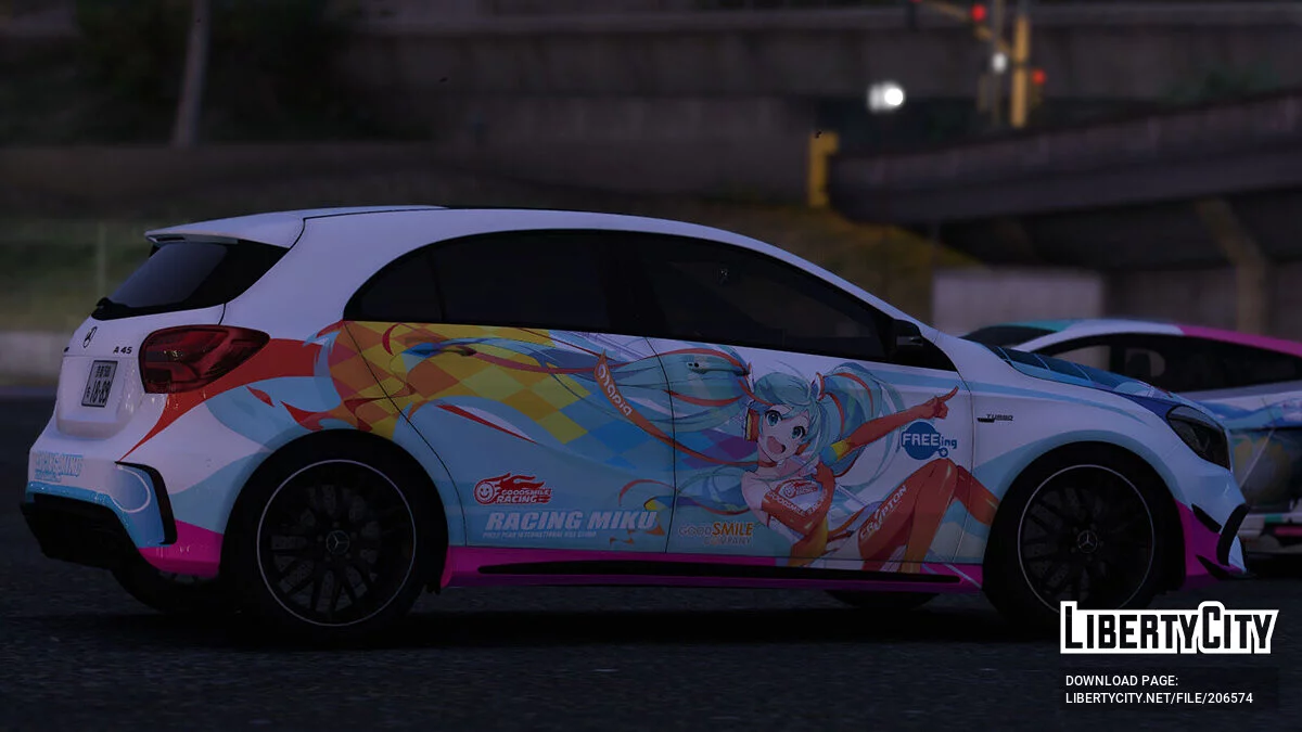 Mercedes-Benz A45 RACING MIKU / GTA 5