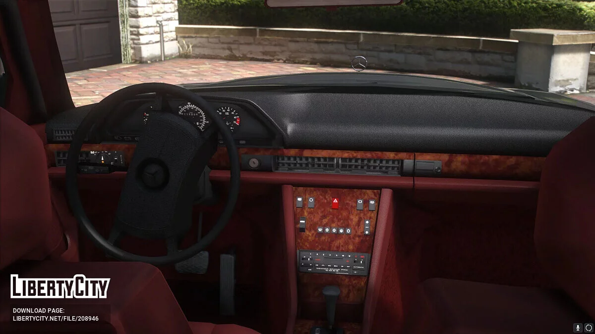 1987 مرسيدس بنز 560 SEL V126 v1.1 / جي تي أي 5