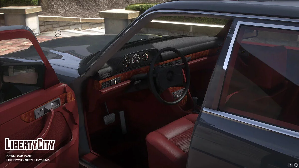 1987 مرسيدس بنز 560 SEL V126 v1.1 / جي تي أي 5