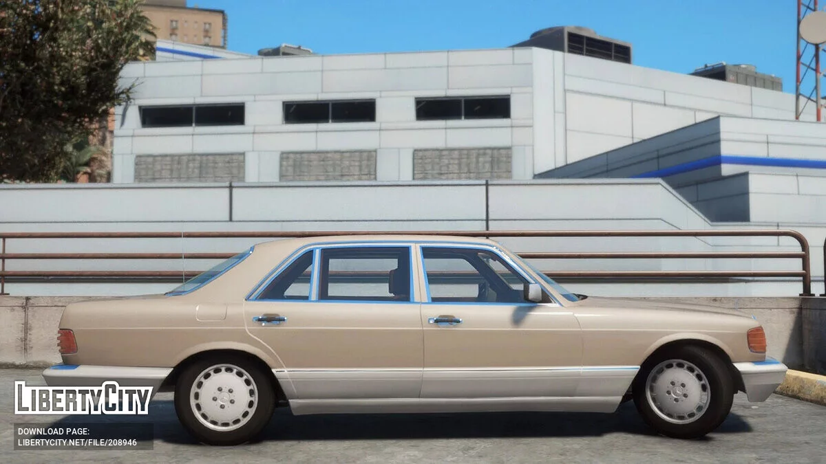 1987 مرسيدس بنز 560 SEL V126 v1.1 / جي تي أي 5
