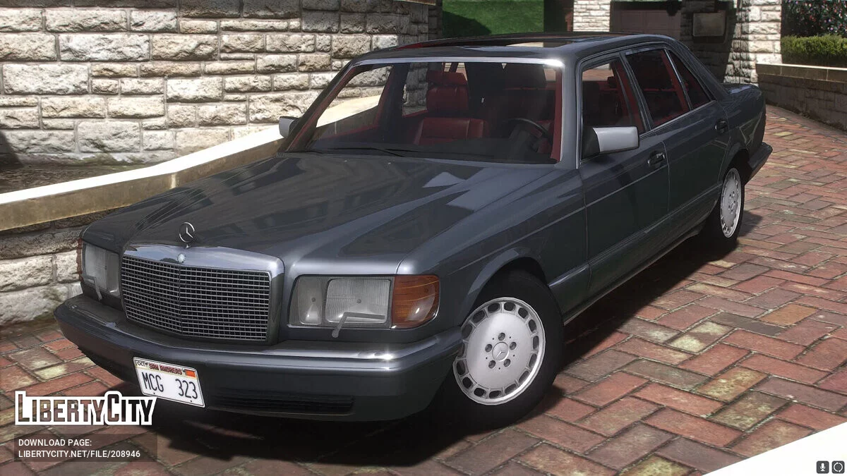 1987 مرسيدس بنز 560 SEL V126 v1.1 / جي تي أي 5