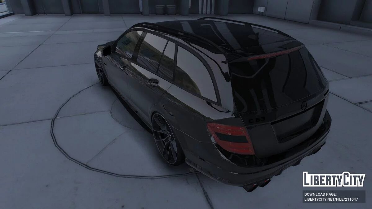 Mercedes-Benz C63 Wagon Black Edtion / GTA 5
