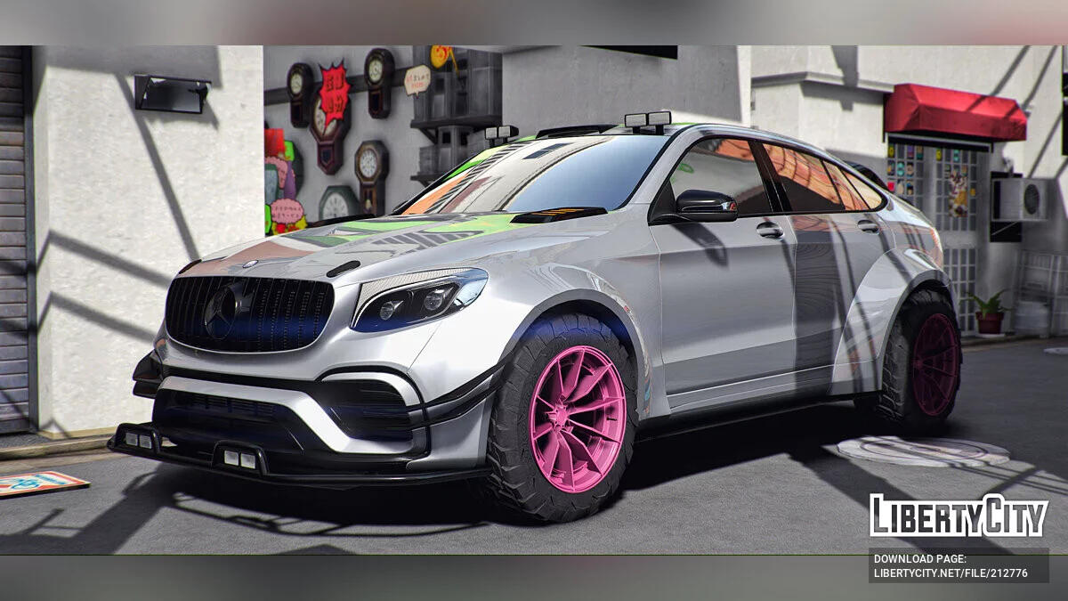 مرسيدس 4x4 GLC (2 Liveries) / جي تي أي 5