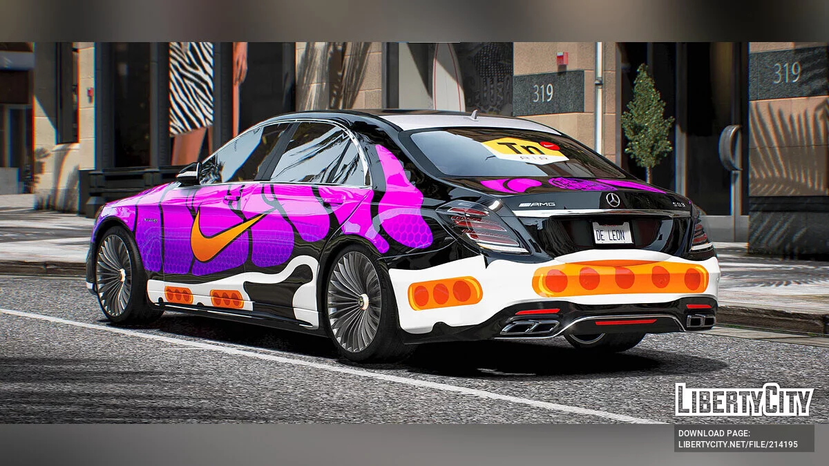 Mercedes Benz S63 AMG w222 Haifischnikez [3 Livery] / GTA 5