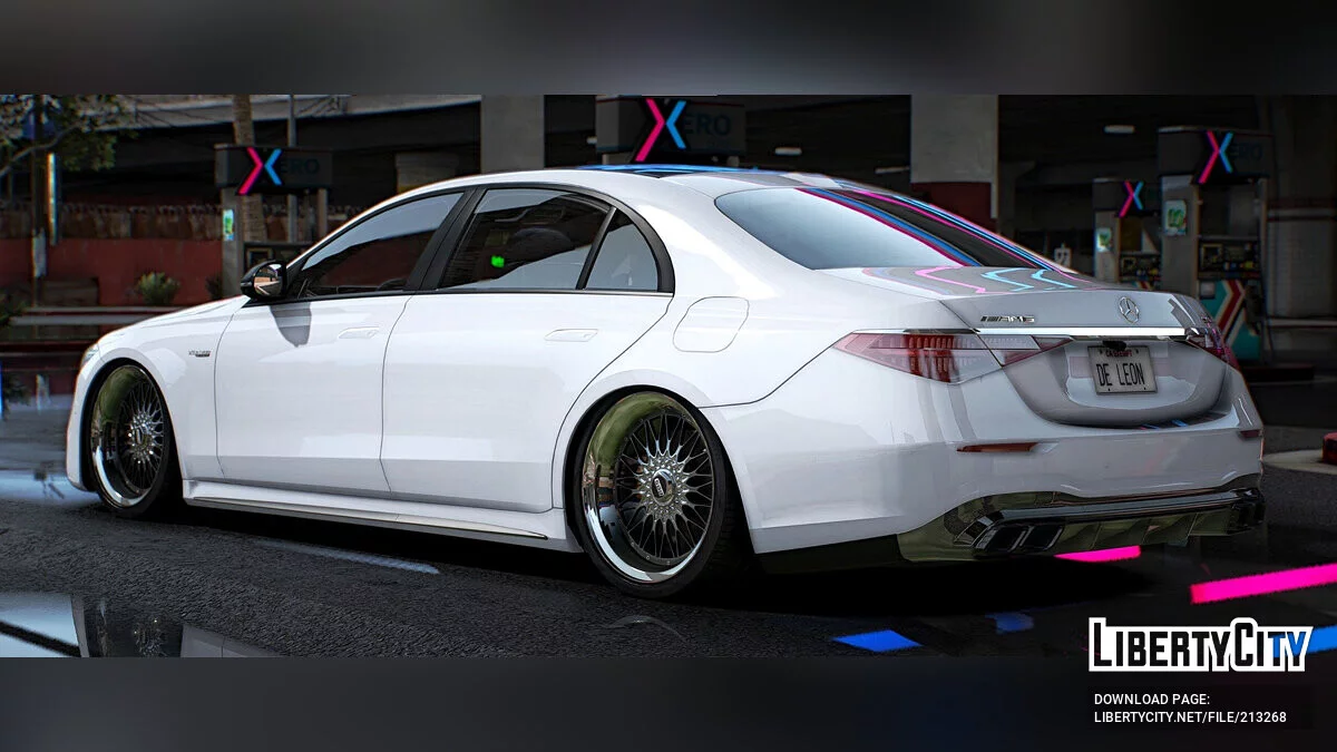 Mercedes S63 Slammed 2023 / GTA 5