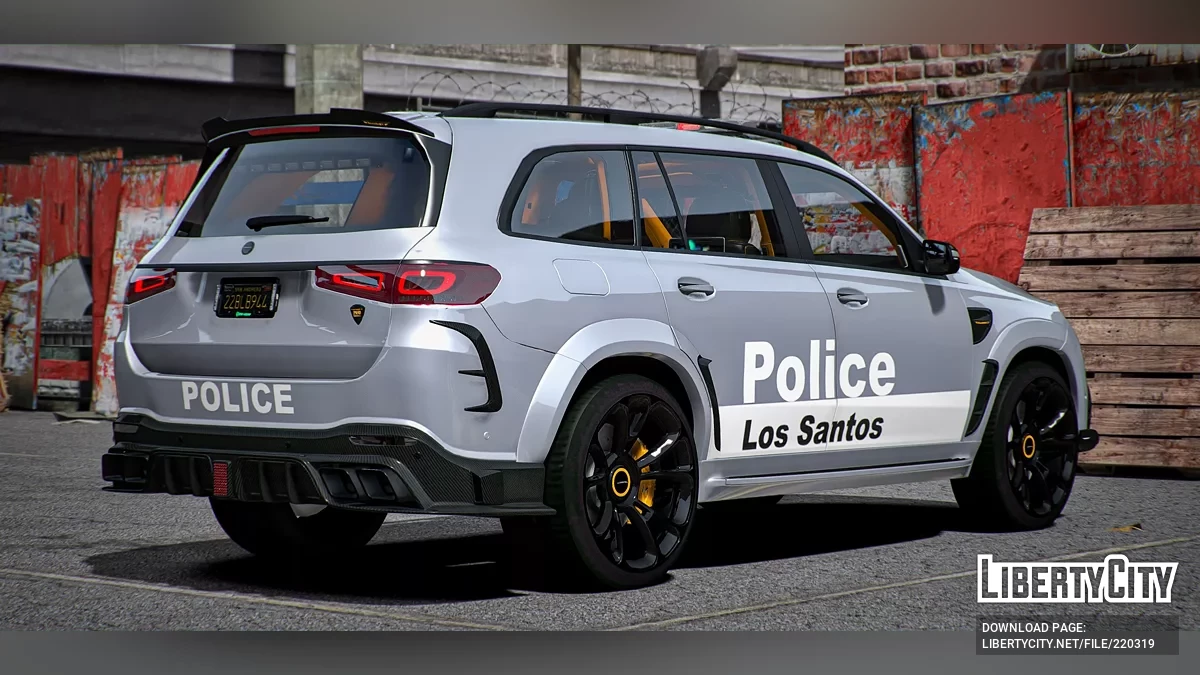 Mercedes-Benz Maybach Mansory GLS P850 Police / GTA 5