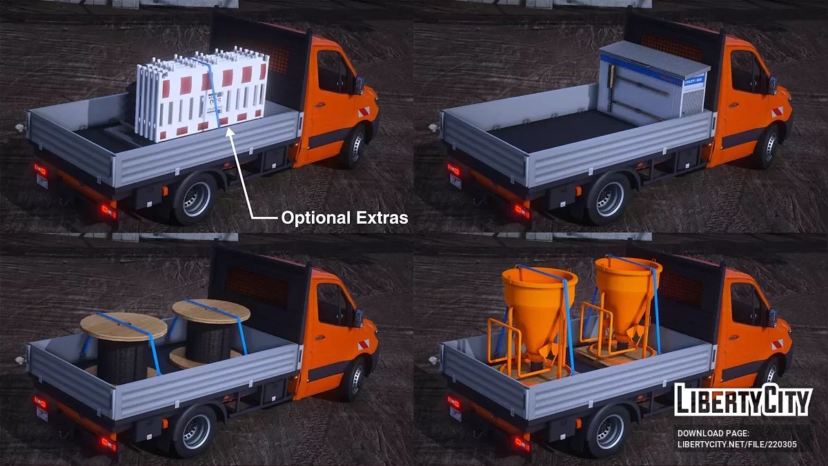 Mercedes-Benz Sprinter 2019 Pritsche / GTA 5
