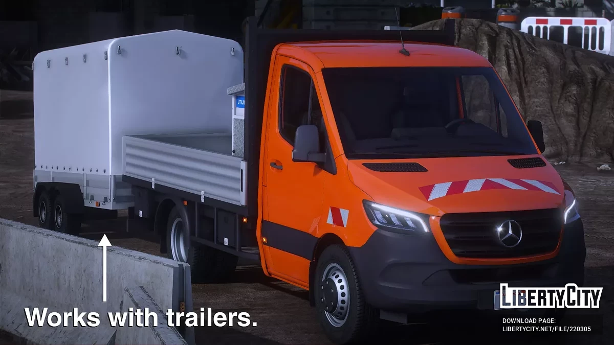 Mercedes-Benz Sprinter 2019 Pritsche / GTA 5