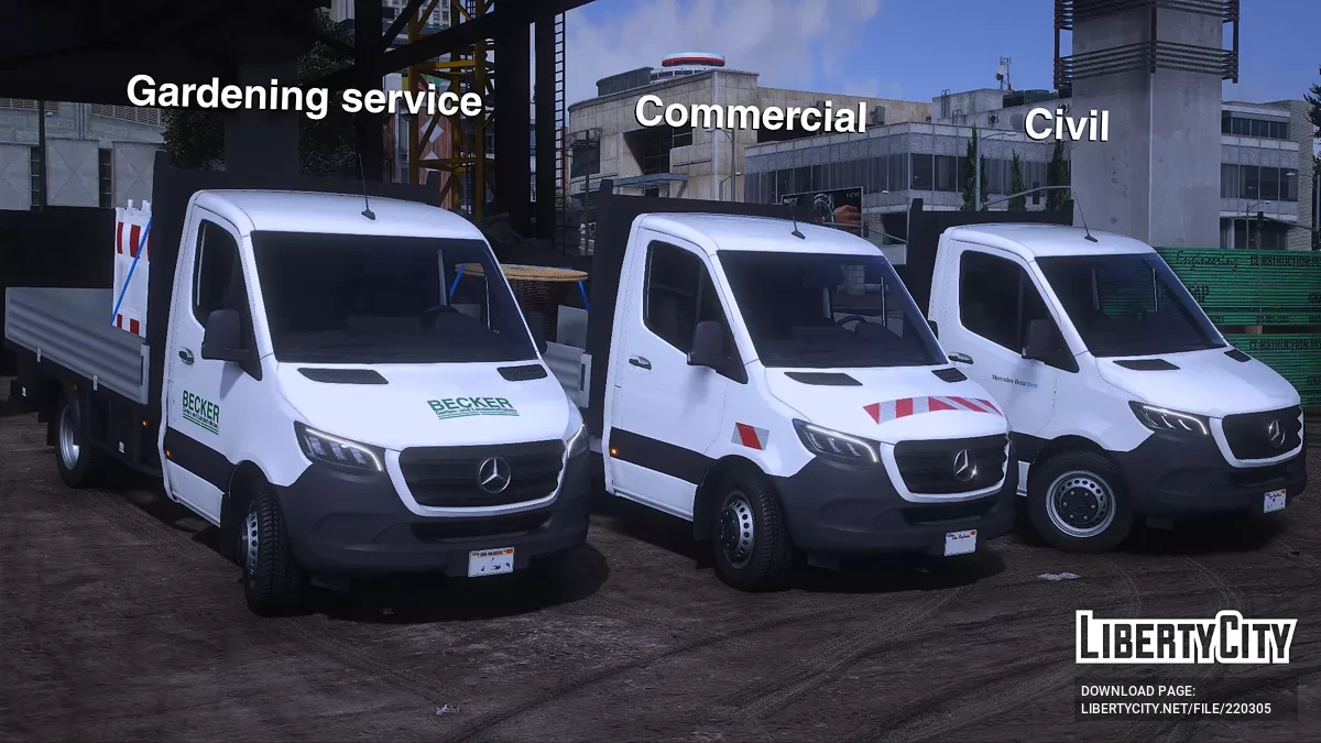 Mercedes-Benz Sprinter 2019 Pritsche / GTA 5