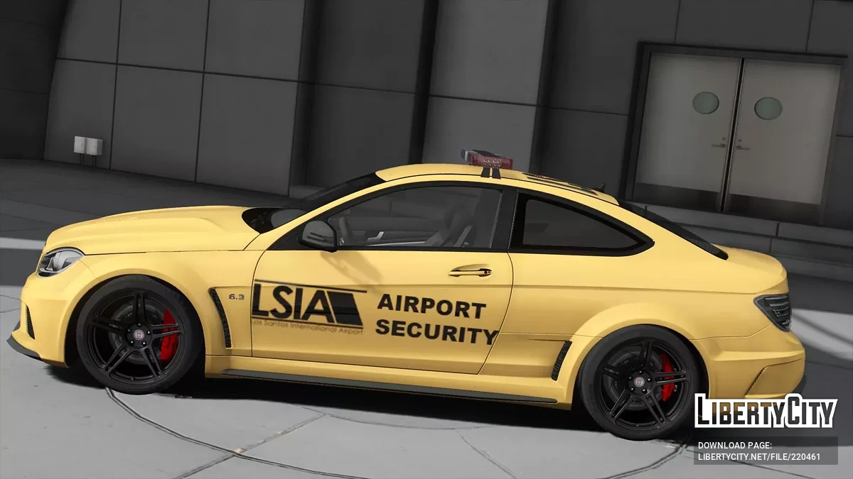 Mercedes C63 AMG Airport Security v5.0 / GTA 5