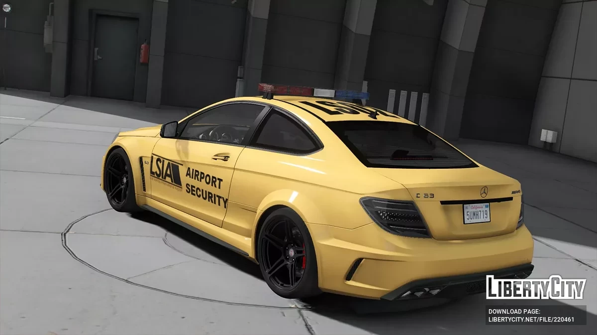 Mercedes C63 AMG Airport Security v5.0 / GTA 5
