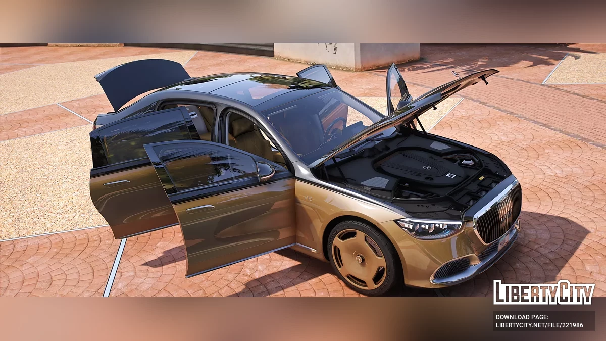 Mercedes-Benz Maybach S680 / GTA 5
