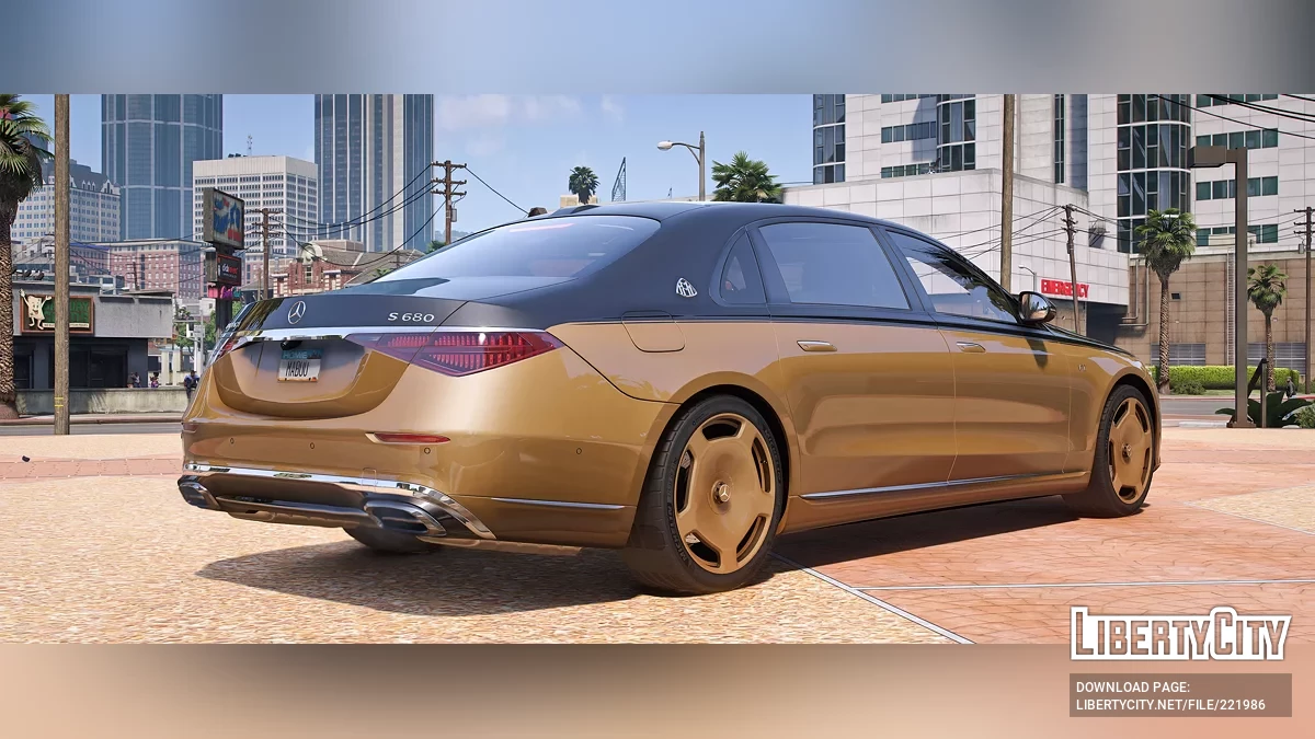 Mercedes-Benz Maybach S680 / GTA 5