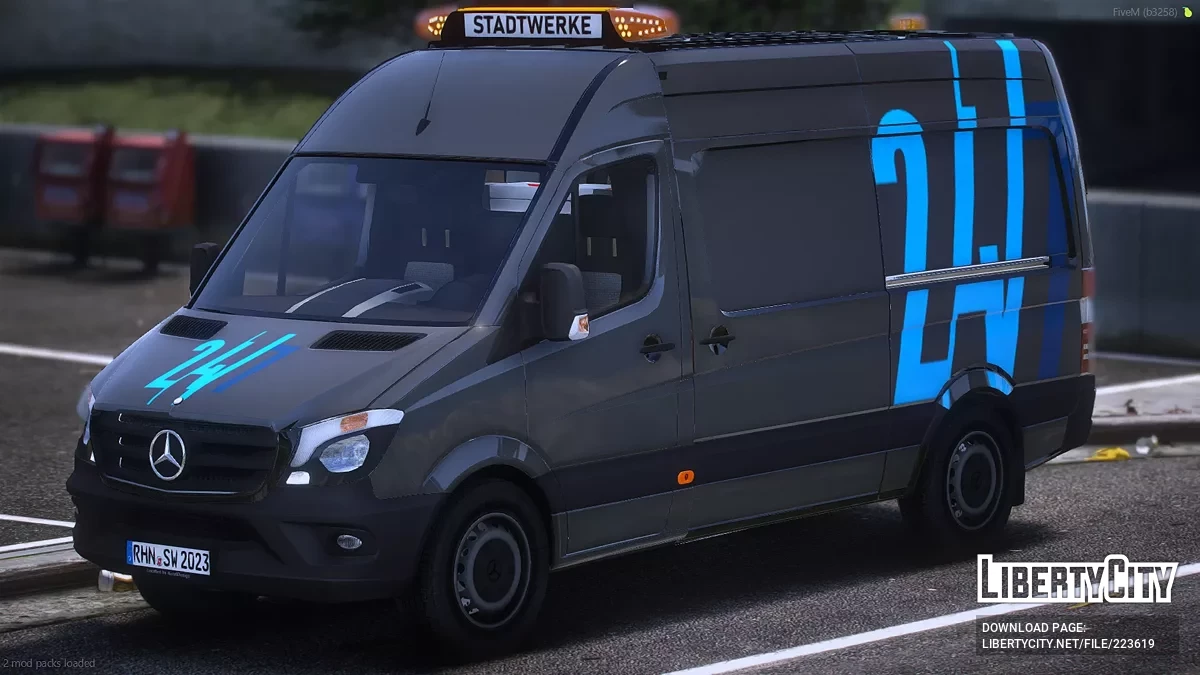 2016 Mercedes-Benz Sprinter Kurgusal Şehir Hizmetleri / GTA 5