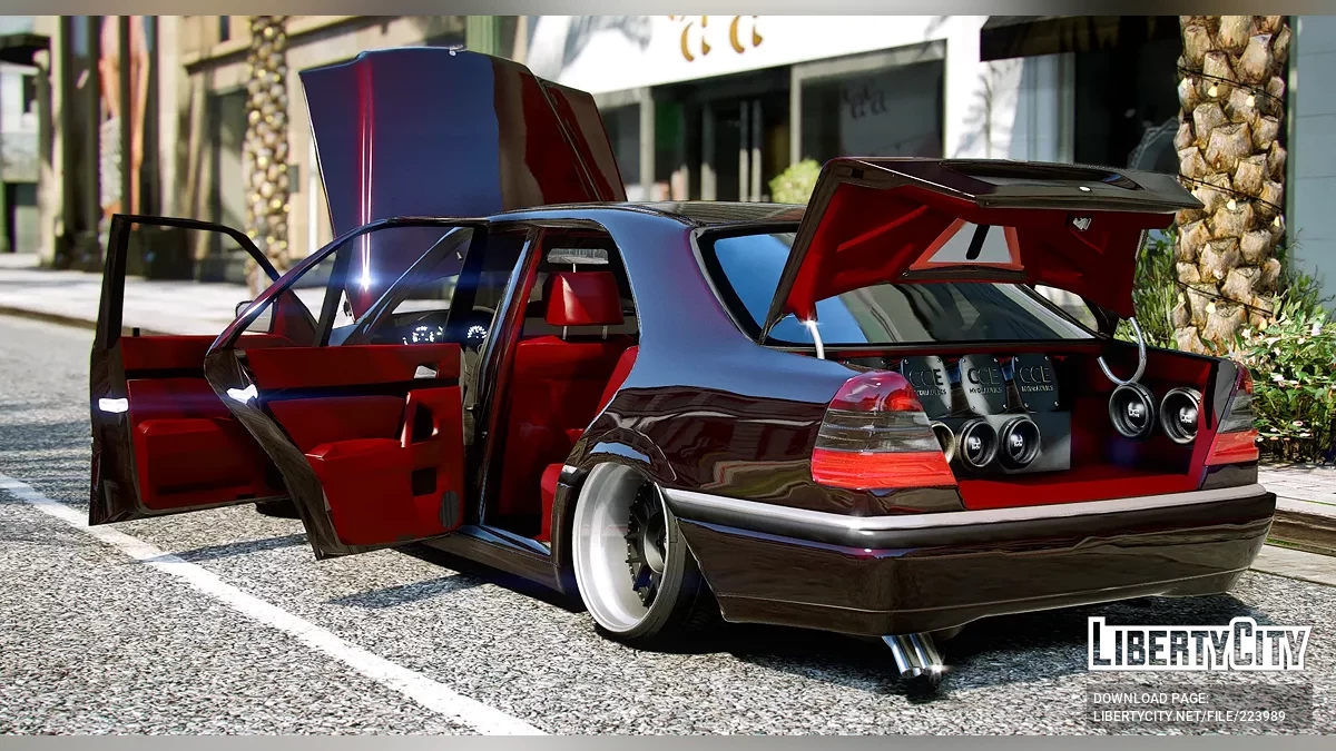Mercedes-Benz C200 AIR Suspension / GTA 5
