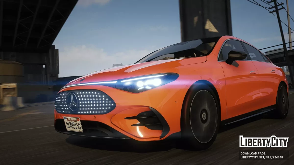 Mercedes CLA EV 2025 [Add-On / Replace | Tuning | Template | FiveM] v1.0 / GTA 5