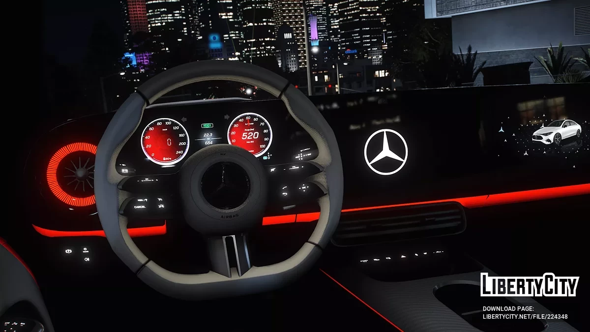 Mercedes CLA EV 2025 [Add-On / Replace | Tuning | Template | FiveM] v1.0 / GTA 5