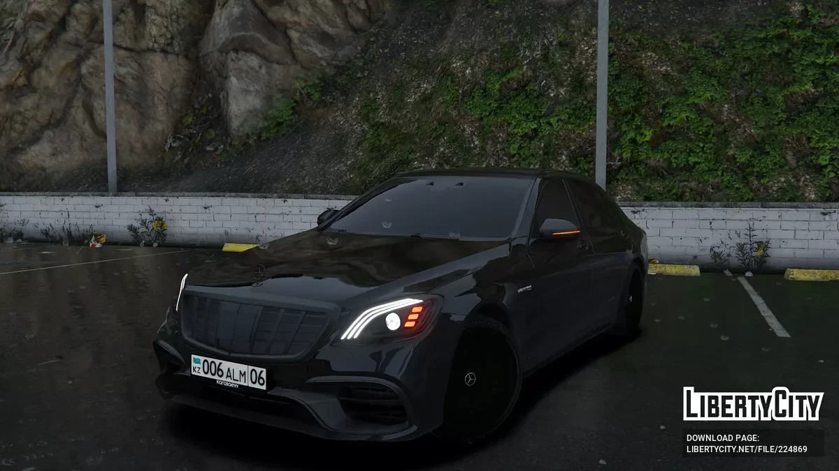 梅赛德斯S63 W222黑色风格 / GTA 5