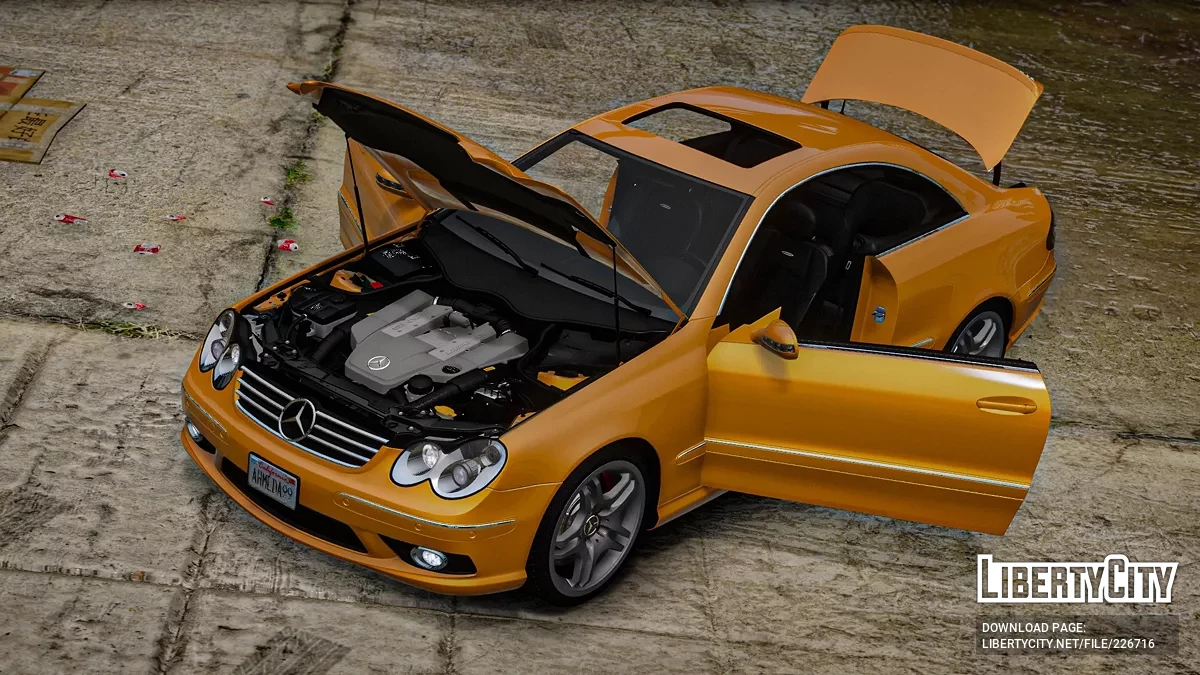 2009 梅赛德斯-AMG CLK55 (W209) / GTA 5