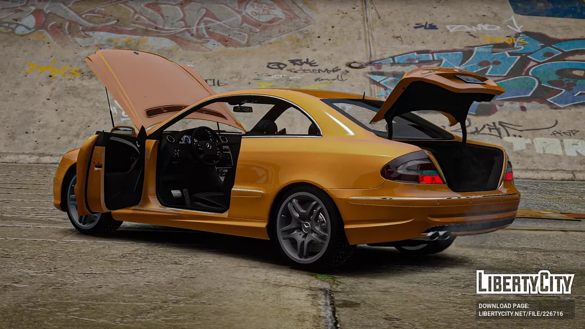 2009 梅赛德斯-AMG CLK55 (W209) / GTA 5