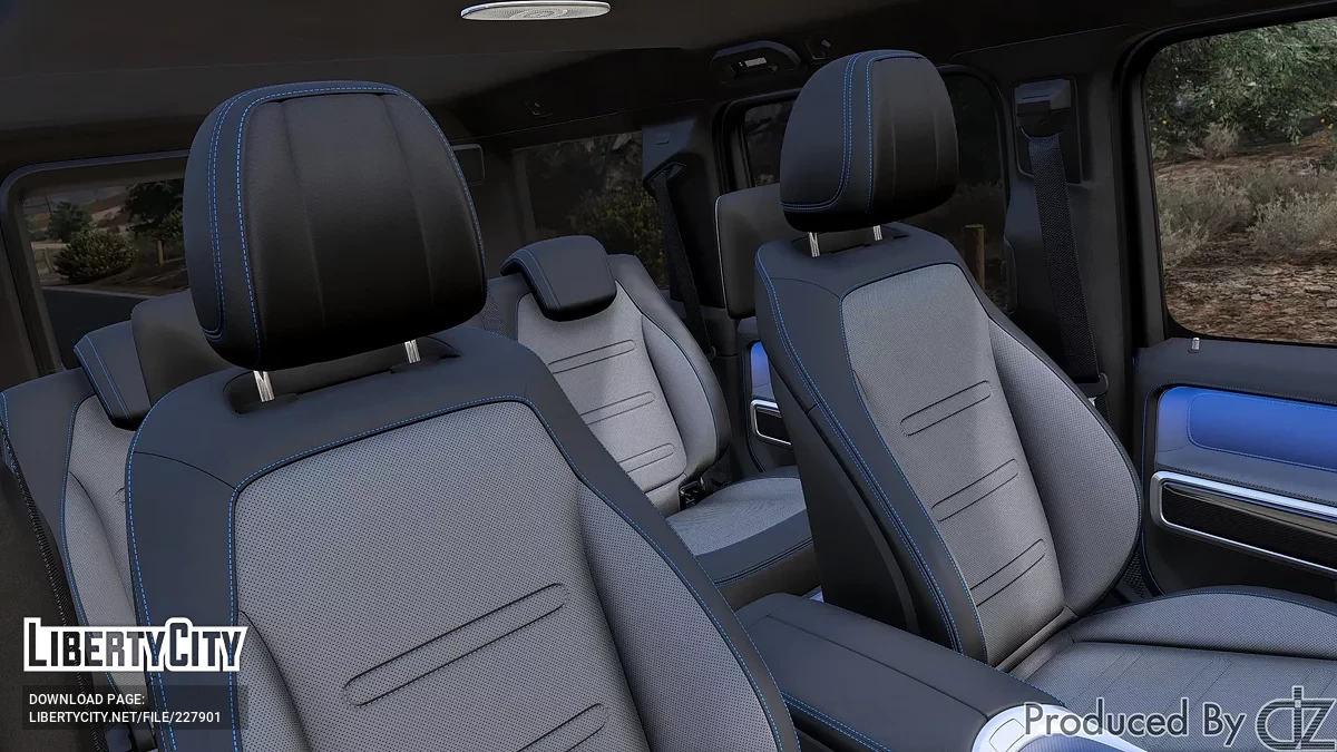 Mercedes-Benz G580 з технологією EQ 2025 / GTA 5