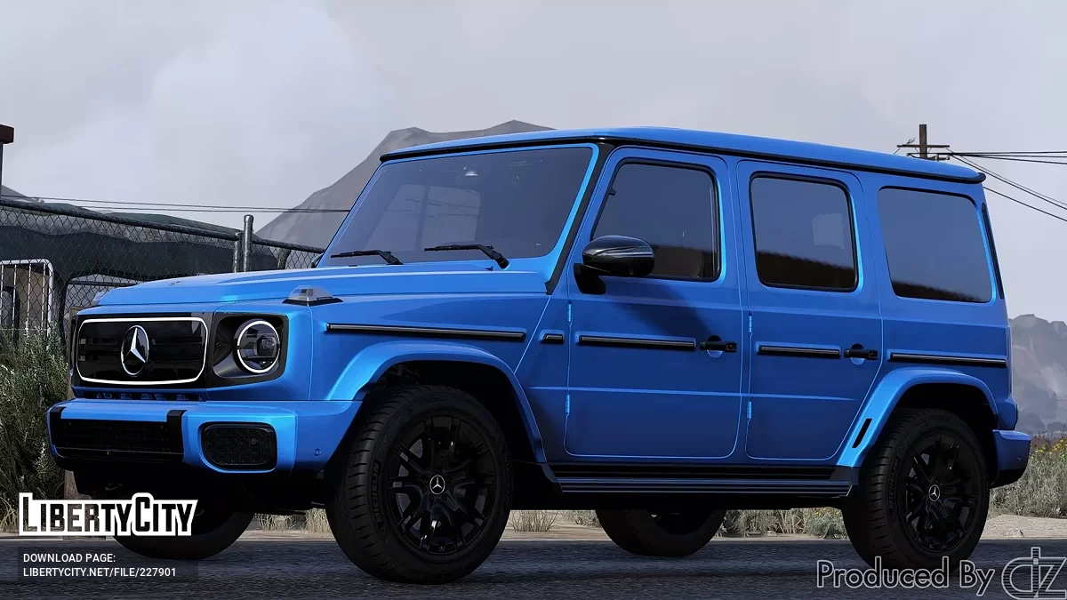 Mercedes-Benz G580 з технологією EQ 2025 / GTA 5
